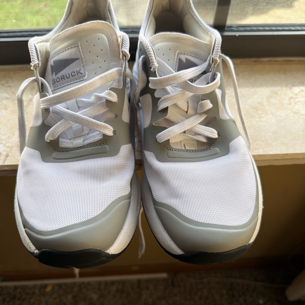 GORUCK Women's White & Light Gray Sneakers - Lightweight Casual Shoes